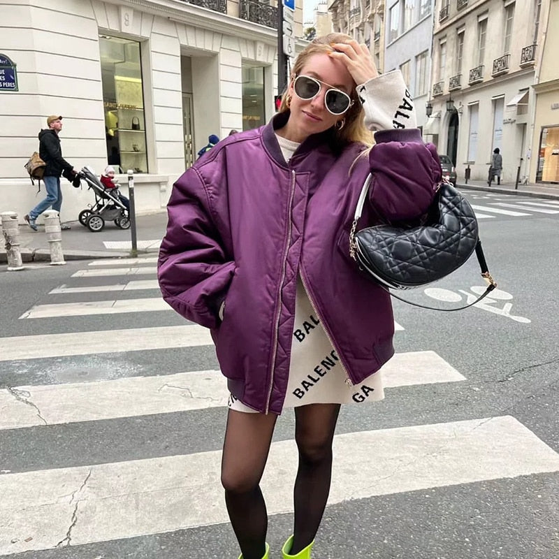Women's Retro Vintage Letter Printed Green Jackets Y2K Oversized Long Sleeve Hoodie Sweatshirts Autumn Winter Streetwear