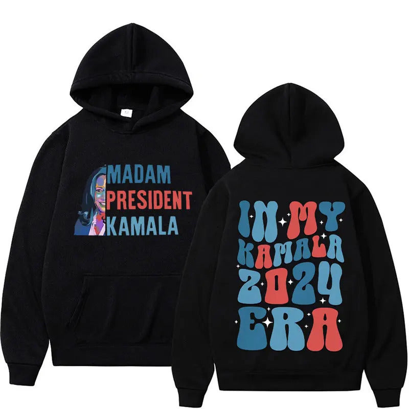 Madam President Kamala Harris Era Hoodie Men Hoodies