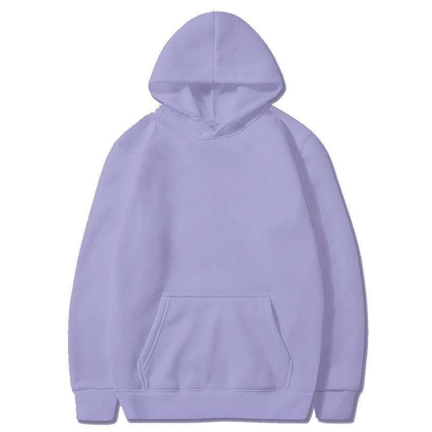 New style sweatshirt with plush hoodie, sports and leisure jacket, autumn and winter men's top, can be printed with logo