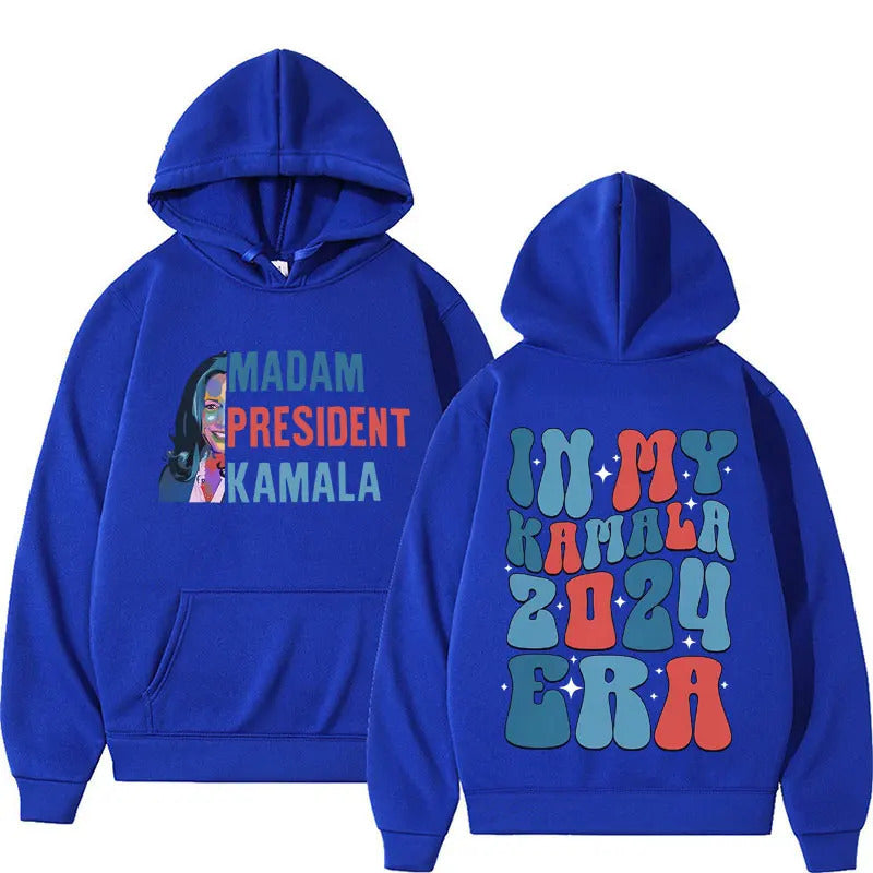 Madam President Kamala Harris Era Hoodie Men Hoodies