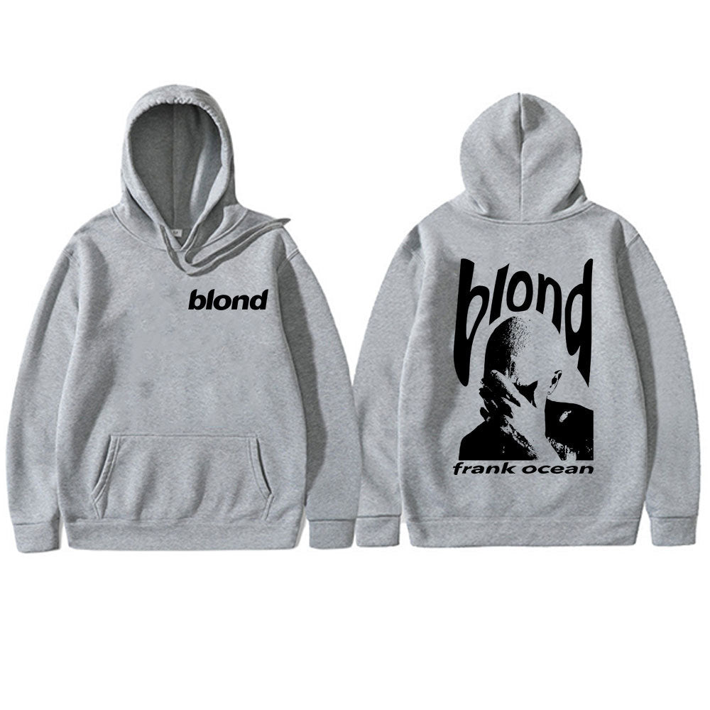 Frank Hip Hop Oversized Hoodie Ocean Vintage Sweatshirt Male