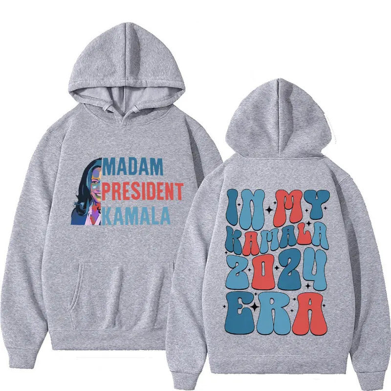 Madam President Kamala Harris Era Hoodie Men Hoodies