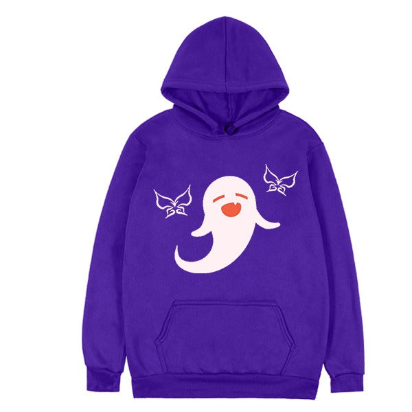 Women's cartoon pullover Hu Tao Anime Unisex Graphic printed hoodie