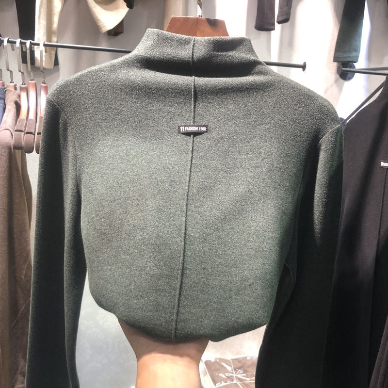 Women's base shirt women's hoodie high neck top