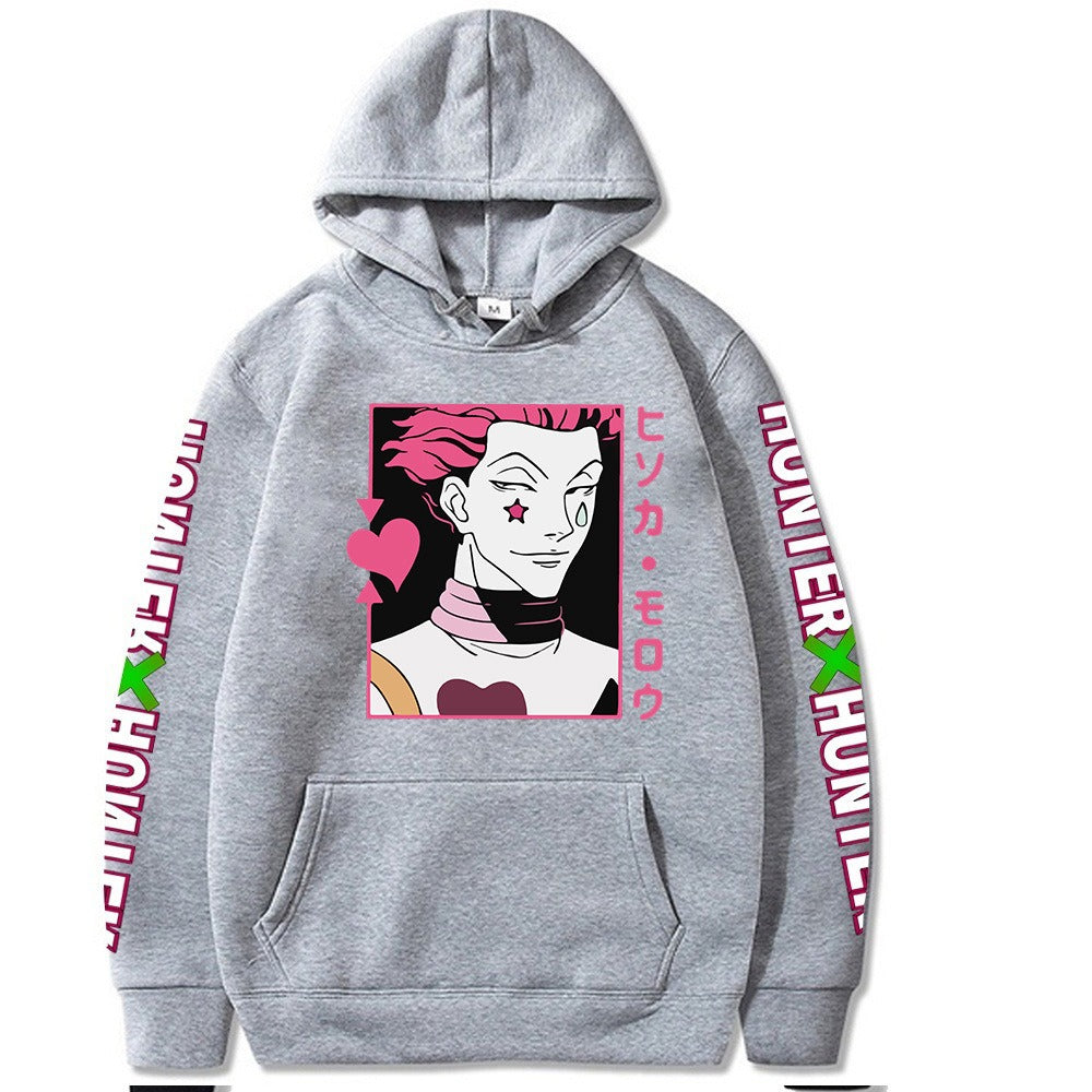 Full time Hunter Cartoon Japanese Anime Hunter x Hunter Hooded European Men's Hoodie