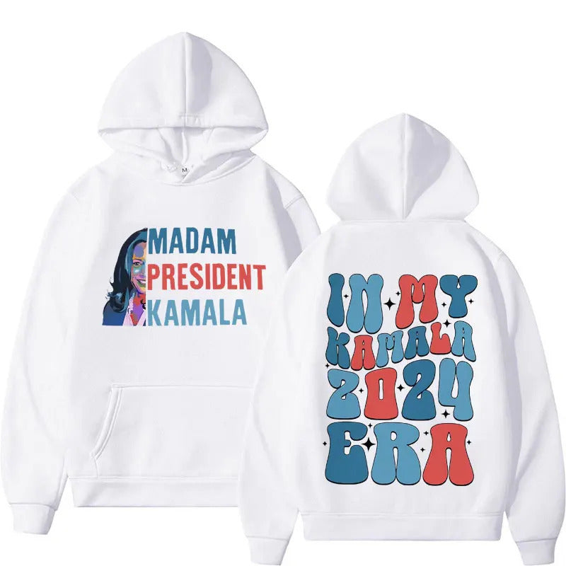 Madam President Kamala Harris Era Hoodie Men Hoodies