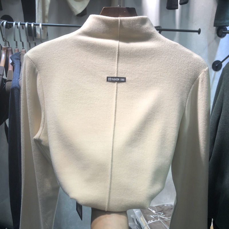 Women's base shirt women's hoodie high neck top