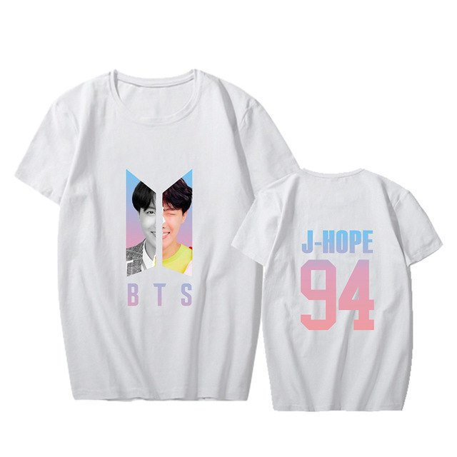 KPOP BTS Bangtan Boys Album Love Yourself Answer Photo RM V SUGA Hip Hop Tshirt K-POP T Shirt Short Sleeve Tops T-shirts