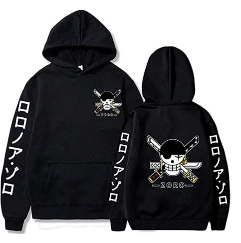 One Piece Sauron Anime Plush Loose Hoodie Sweater Anime Hoodie