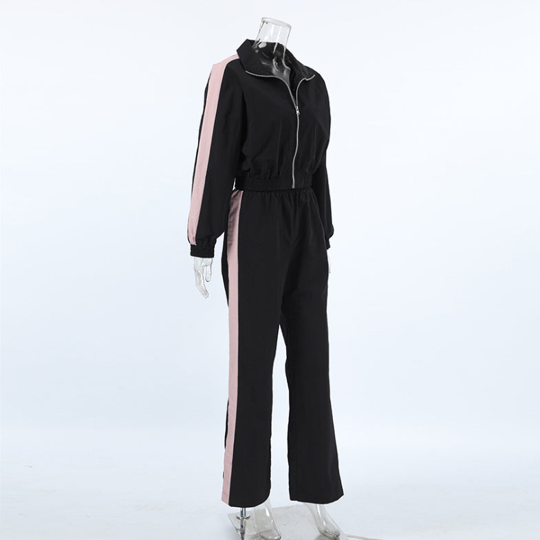 European and American style versatile hoodie casual sports suit