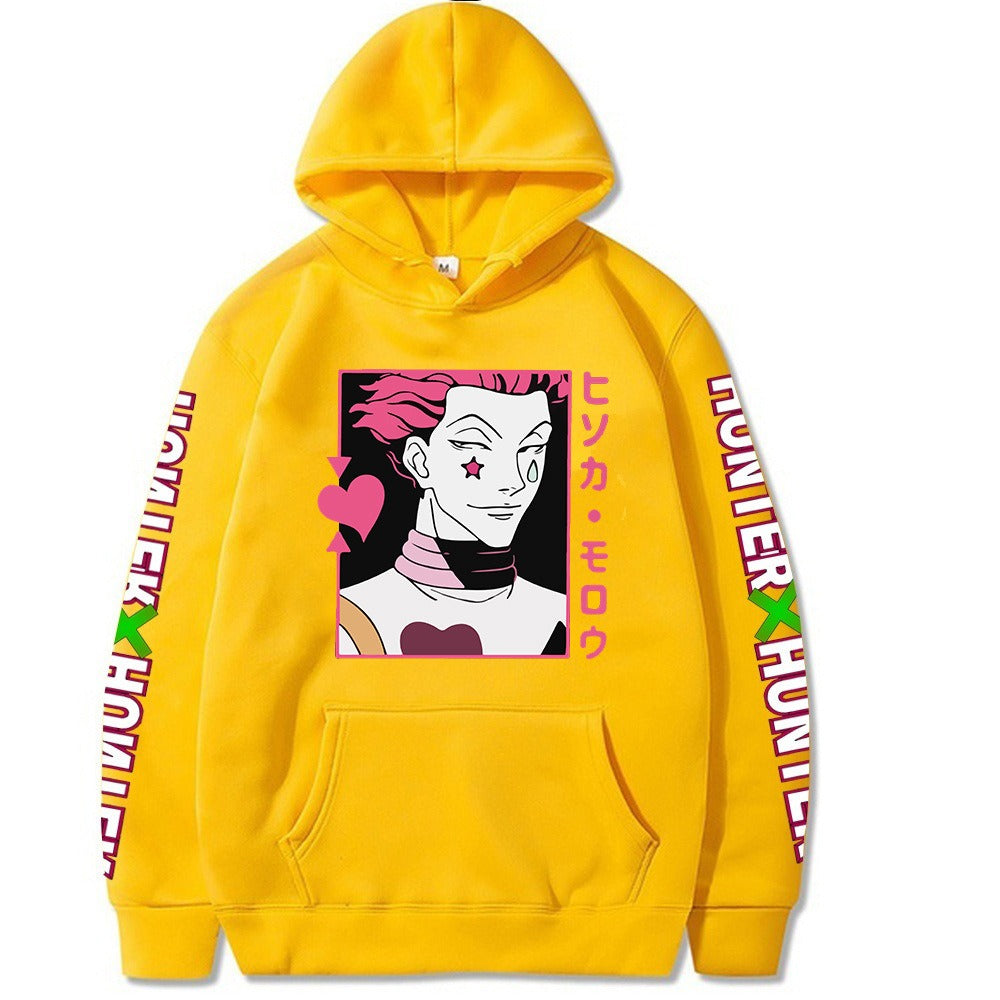 Full time Hunter Cartoon Japanese Anime Hunter x Hunter Hooded European Men's Hoodie