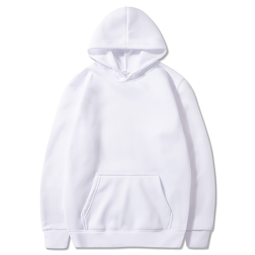 New style sweatshirt with plush hoodie, sports and leisure jacket, autumn and winter men's top, can be printed with logo