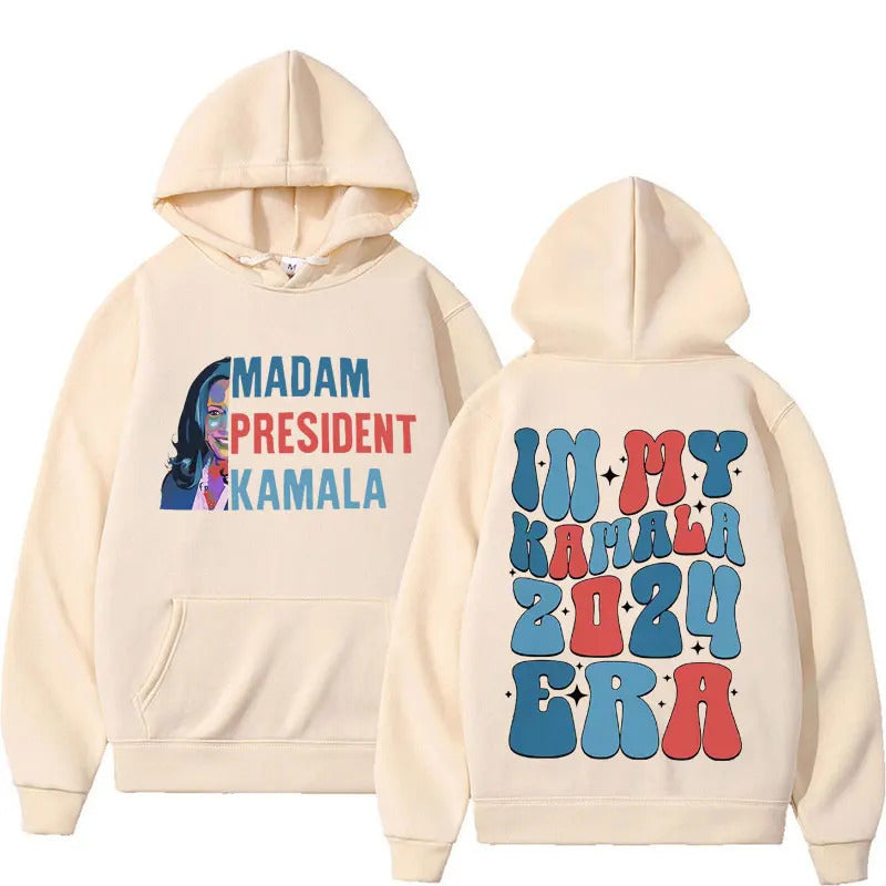 Madam President Kamala Harris Era Hoodie Men Hoodies