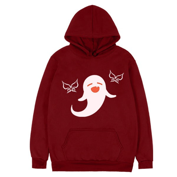 Women's cartoon pullover Hu Tao Anime Unisex Graphic printed hoodie