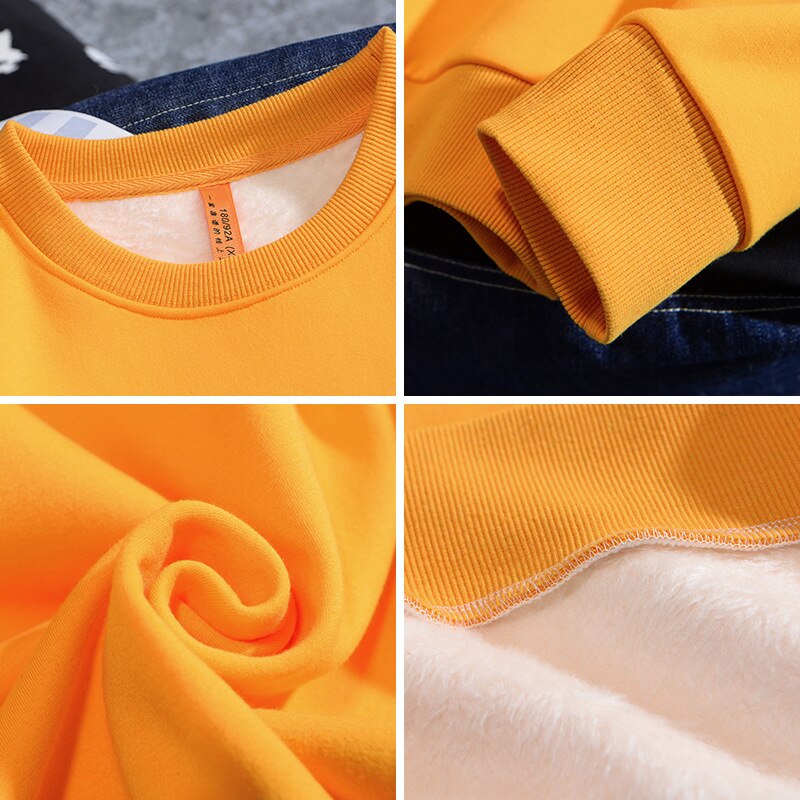 Spring Autumn New Mens Hoodie Casual Cotton Fleece Long Sleeve Men Sweatshirt Round Neck Multicolor Fashion Loose Tops 5XL