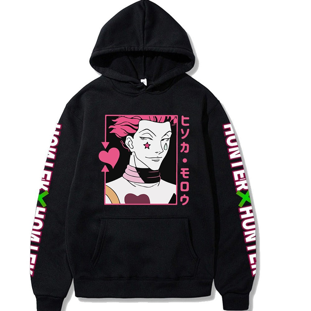 Full time Hunter Cartoon Japanese Anime Hunter x Hunter Hooded European Men's Hoodie