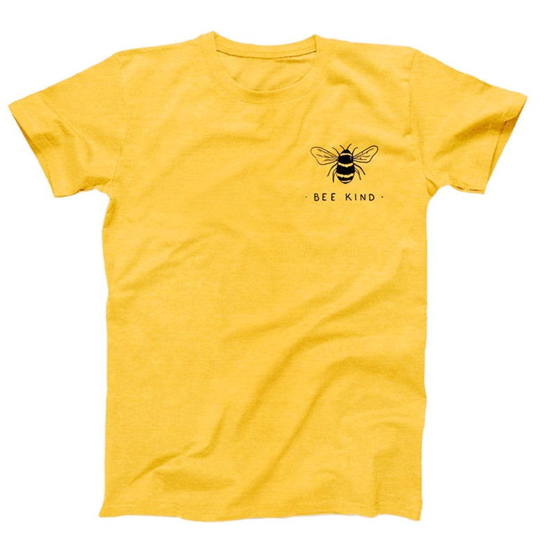 Bee Kind Pocket Print Tshirt Women Tumblr Save The Bees Graphic Tees Women Plus Size T Shirts Cotton O Neck Tops