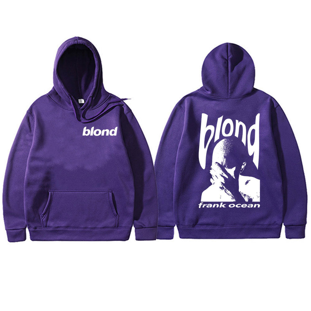 Frank Hip Hop Oversized Hoodie Ocean Vintage Sweatshirt Male