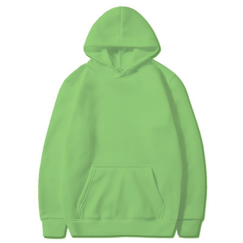 New style sweatshirt with plush hoodie, sports and leisure jacket, autumn and winter men's top, can be printed with logo