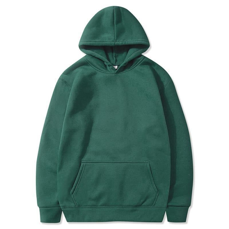 New style sweatshirt with plush hoodie, sports and leisure jacket, autumn and winter men's top, can be printed with logo