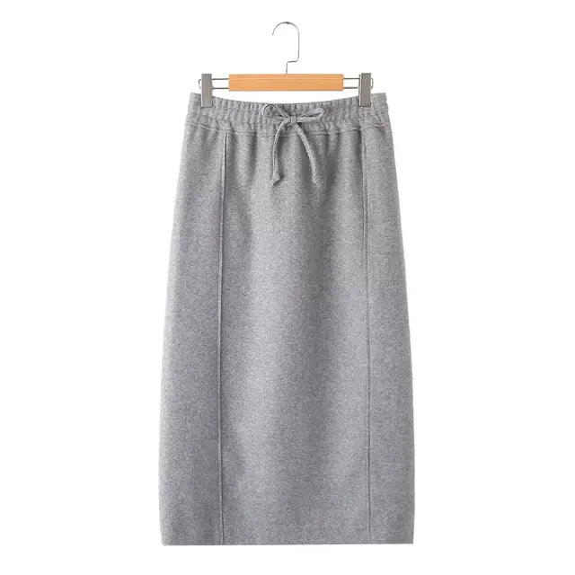 Women's Suit Skirts for Women Elegant Suits Long Skirt Top Set Zipper Hoodie Women's