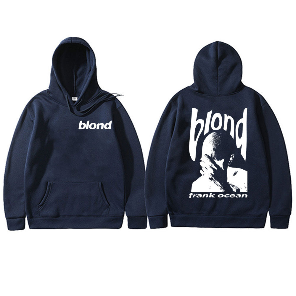 Frank Hip Hop Oversized Hoodie Ocean Vintage Sweatshirt Male