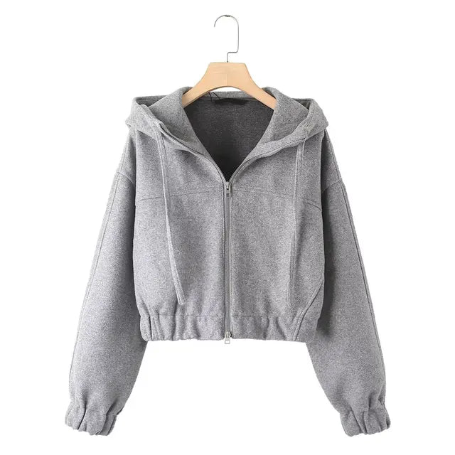 Women's Suit Skirts for Women Elegant Suits Long Skirt Top Set Zipper Hoodie Women's