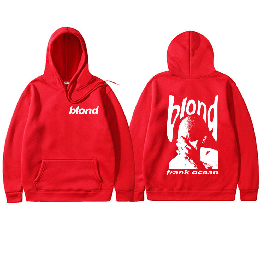 Frank Hip Hop Oversized Hoodie Ocean Vintage Sweatshirt Male