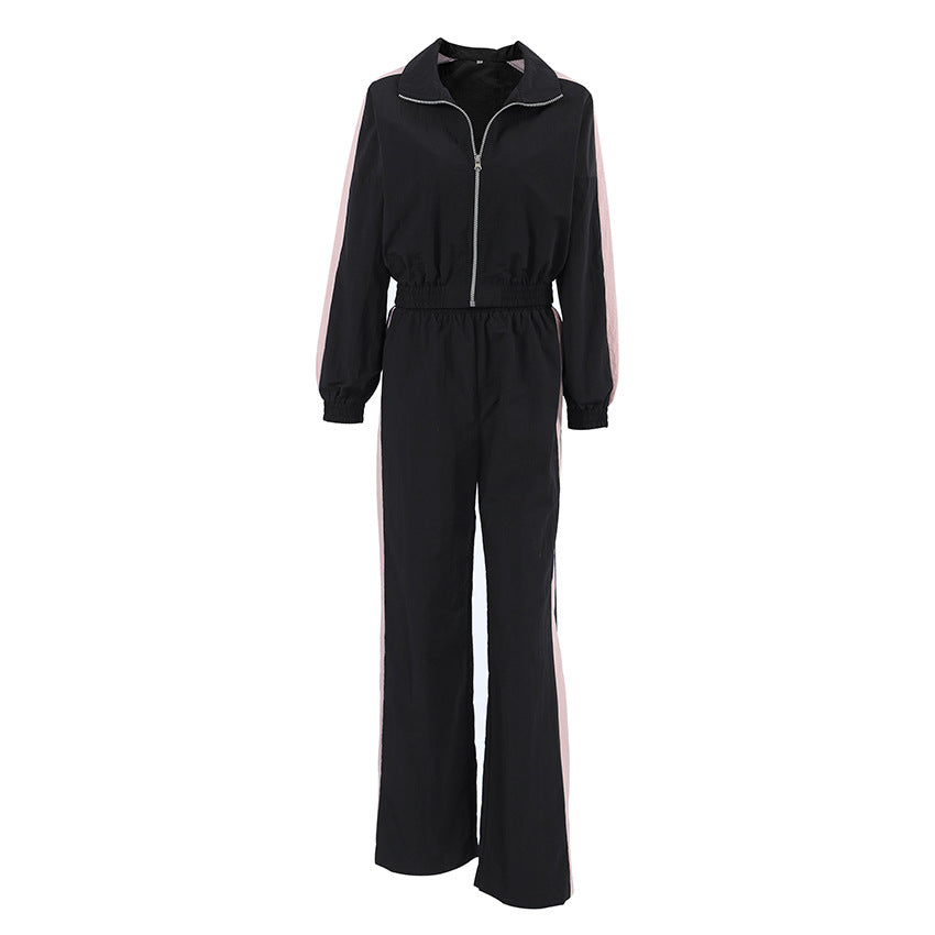 European and American style versatile hoodie casual sports suit