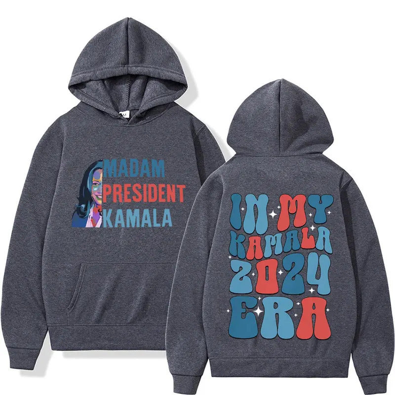 Madam President Kamala Harris Era Hoodie Men Hoodies