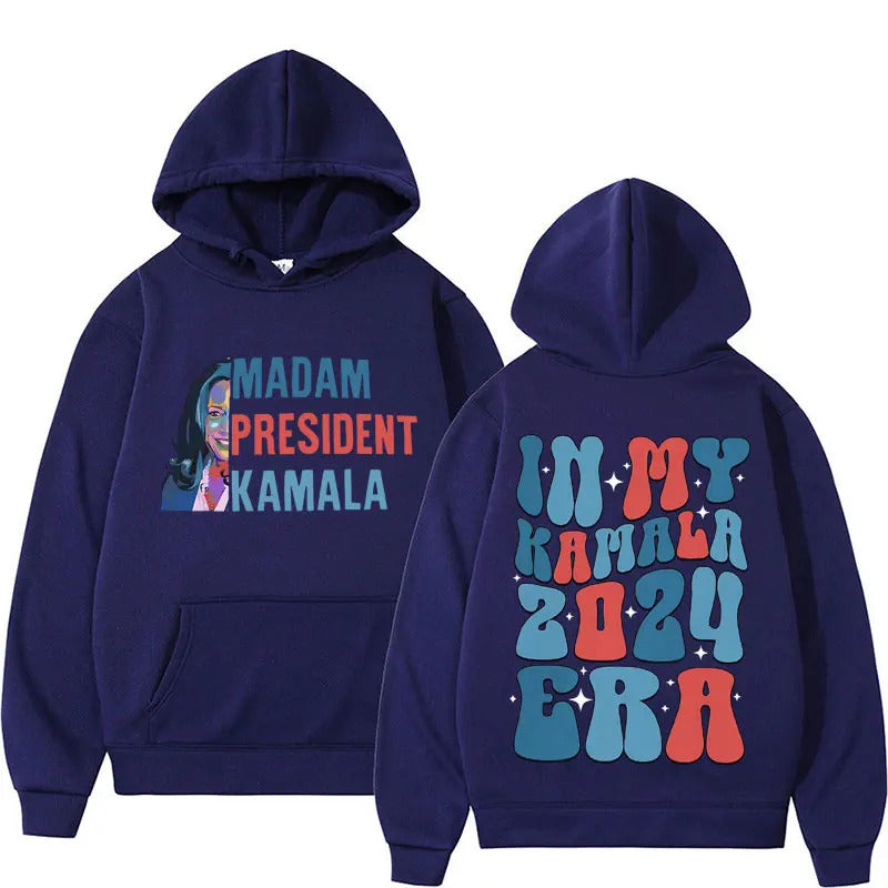 Madam President Kamala Harris Era Hoodie Men Hoodies