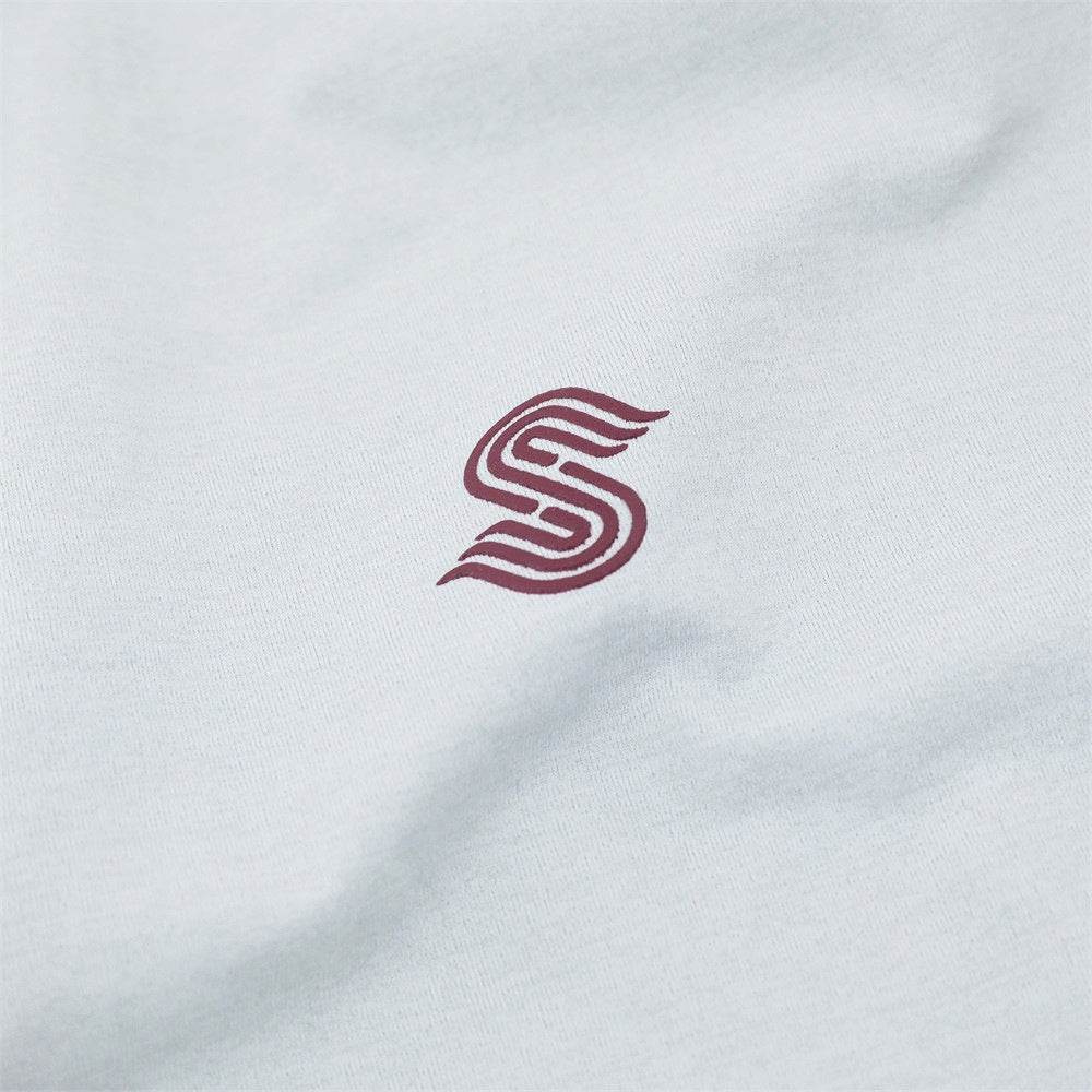 Color Block Spliced Short Sleeve T-Shirt Men's Summer European and American Street Trend Loose Casual Raglan Half Sleeve Top INS Elbow Length Sleeve