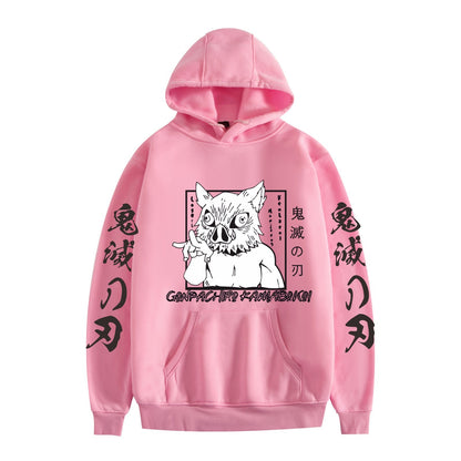 New Japanese anime Ghost Slaying Blade hoodie as a base for casual wear for men and women as a couple