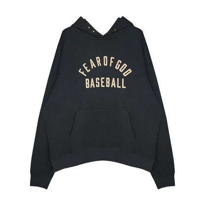 Winter Fashion Brand Sweater FOG Season 7 Main Line BASEBALL Letter Hoodie High Street Loose Men's and Women's Sweater