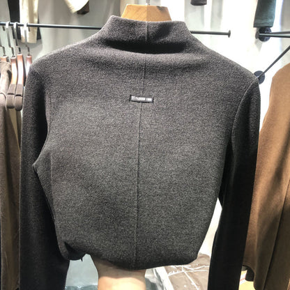 Women's base shirt women's hoodie high neck top