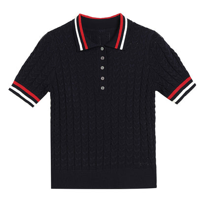 Short sleeved T-shirt top for women's clothing