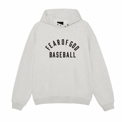 Winter Fashion Brand Sweater FOG Season 7 Main Line BASEBALL Letter Hoodie High Street Loose Men's and Women's Sweater