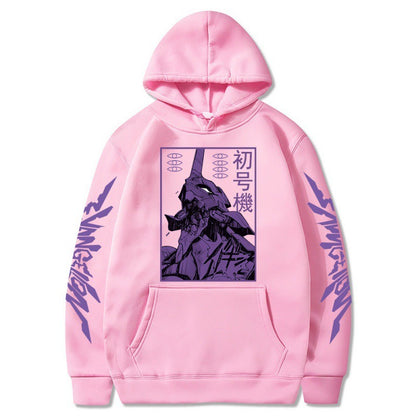 New Century Gospel Warrior Spliced Color Contrast Plush Hoodie Cross border Hoodie