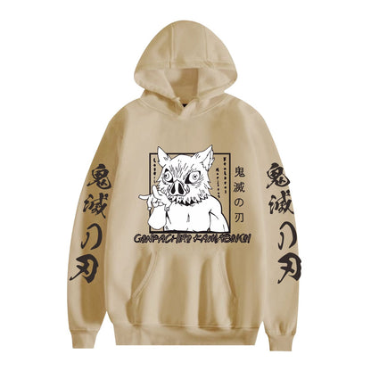 New Japanese anime Ghost Slaying Blade hoodie as a base for casual wear for men and women as a couple