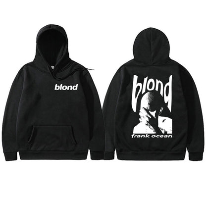 Frank Hip Hop Oversized Hoodie Ocean Vintage Sweatshirt Male