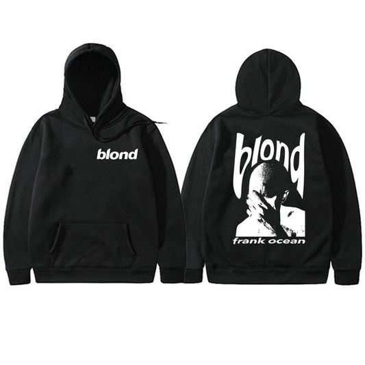 Frank Hip Hop Oversized Hoodie Ocean Vintage Sweatshirt Male