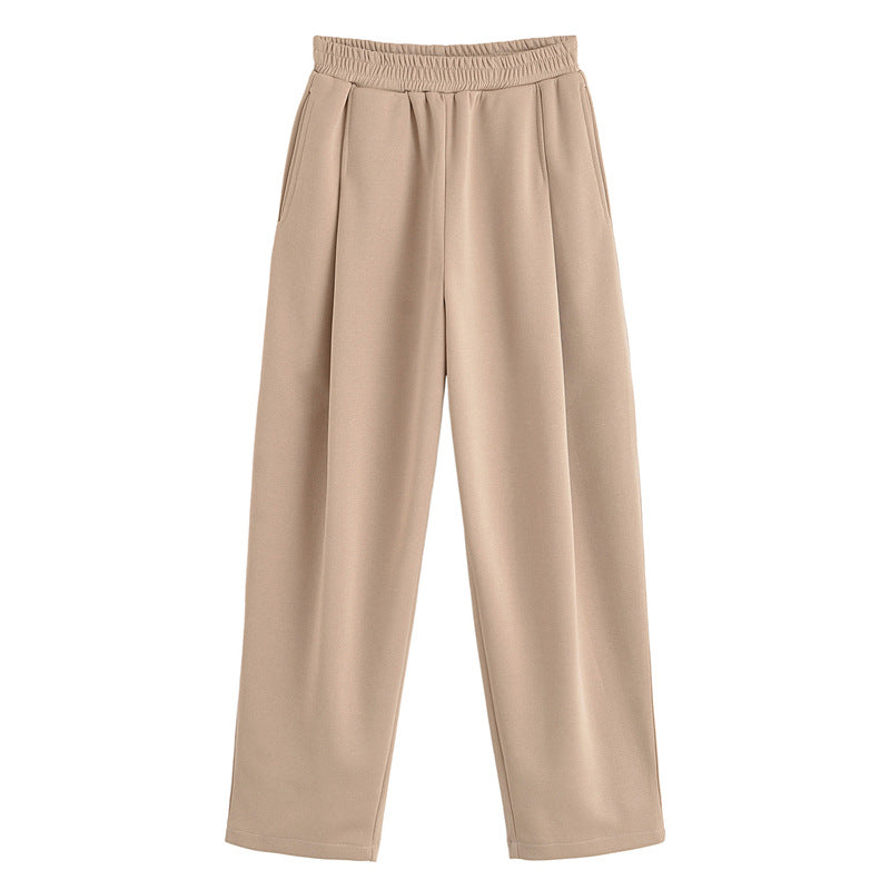 Elegant Sleeveless Top and Versatile Casual Pants Set with  Style Design Sense