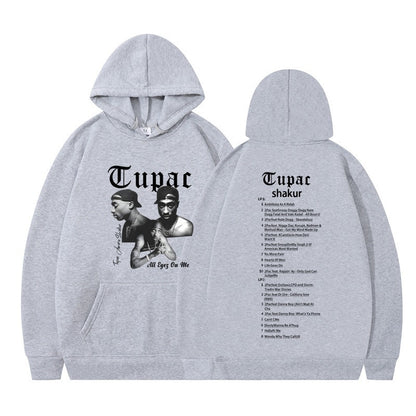 Rap singer Tupac 2pac hip-hop hoodie men's fashion hoodie sweatshirt