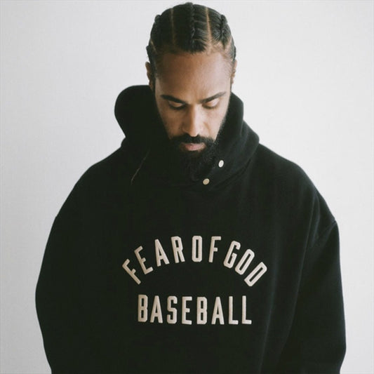 Winter Fashion Brand Sweater FOG Season 7 Main Line BASEBALL Letter Hoodie High Street Loose Men's and Women's Sweater