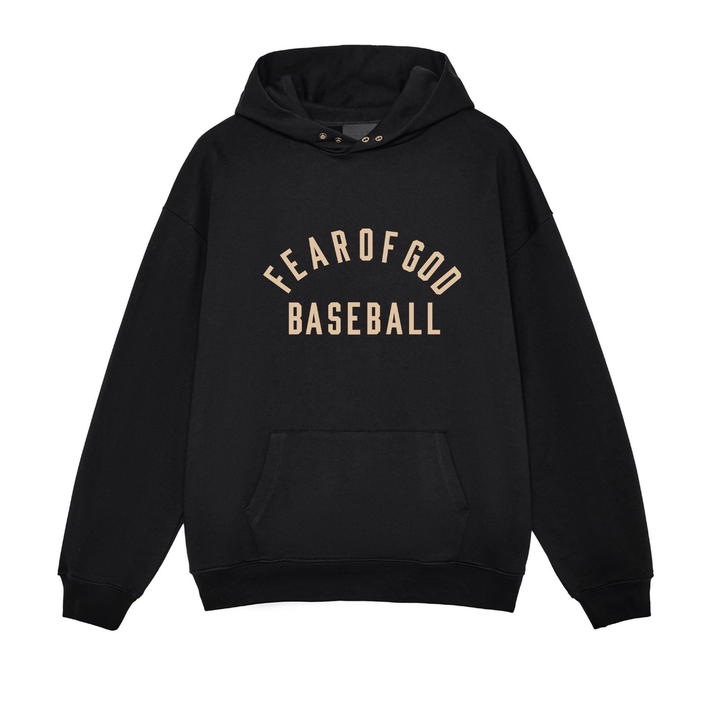 Winter Fashion Brand Sweater FOG Season 7 Main Line BASEBALL Letter Hoodie High Street Loose Men's and Women's Sweater