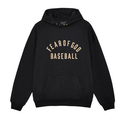 Winter Fashion Brand Sweater FOG Season 7 Main Line BASEBALL Letter Hoodie High Street Loose Men's and Women's Sweater