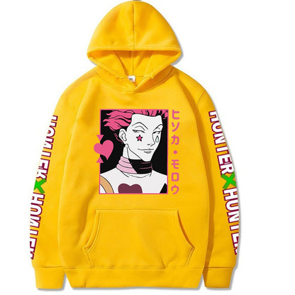 Full time Hunter Cartoon Japanese Anime Hunter x Hunter Hooded European Men's Hoodie