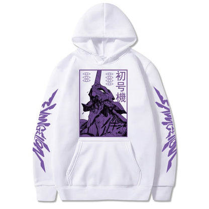 New Century Gospel Warrior Spliced Color Contrast Plush Hoodie Cross border Hoodie