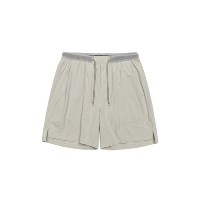 Sunscreen and splash proof large pocket loose sports drawstring shorts