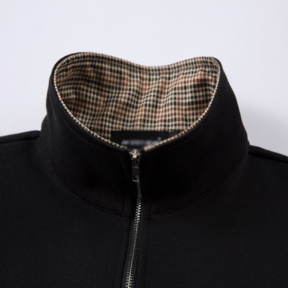 Summer Men's Polo Shirt INS Trendy Versatile Sports Casual Stand Collar Half Zipper Flip Collar Short Sleeve T-Shirt